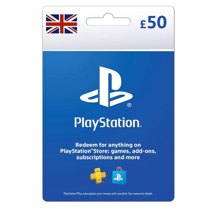 [DGC82F767] Sony Playstation / PSN Gift Card 50£ - UK (SMS Delivery)