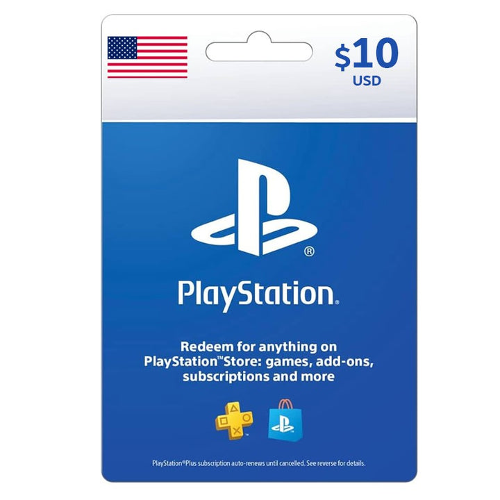 [DGCAFDD01] Sony Playstation / PSN Gift Card 10$ - USA (SMS Delivery)