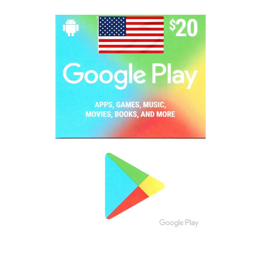 [DGC78BD9E] Google Play Gift Card 20$ - USA (Send By SMS)
