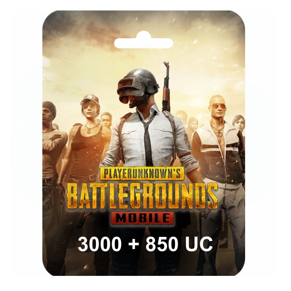 [DGC22ADDB] PUBG Mobile - 3000 UC + 850 UC - 50$ (Send By SMS)