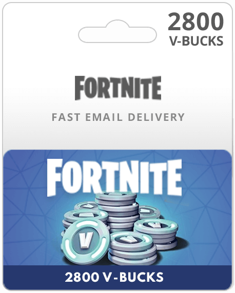 [DGC77EE4F] Fortnite Game 2800 V-Bucks Card (Send By SMS)