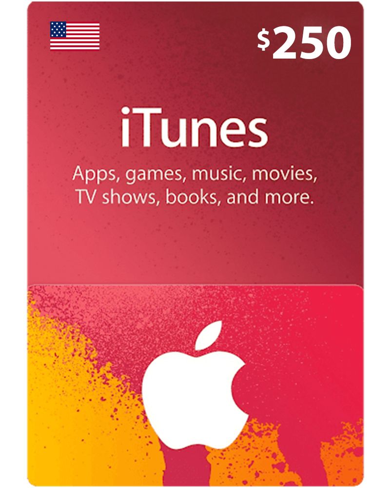 [DGCC6760E] Apple iTunes Gift Card 250$ - USA