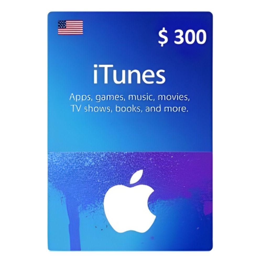 [DGCF0DB5F] Apple iTunes Gift Card 300$ - USA