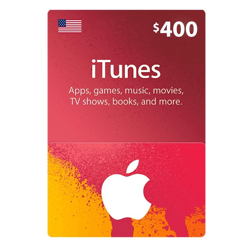 [DGC85A979] Apple iTunes Gift Card 400$ - USA