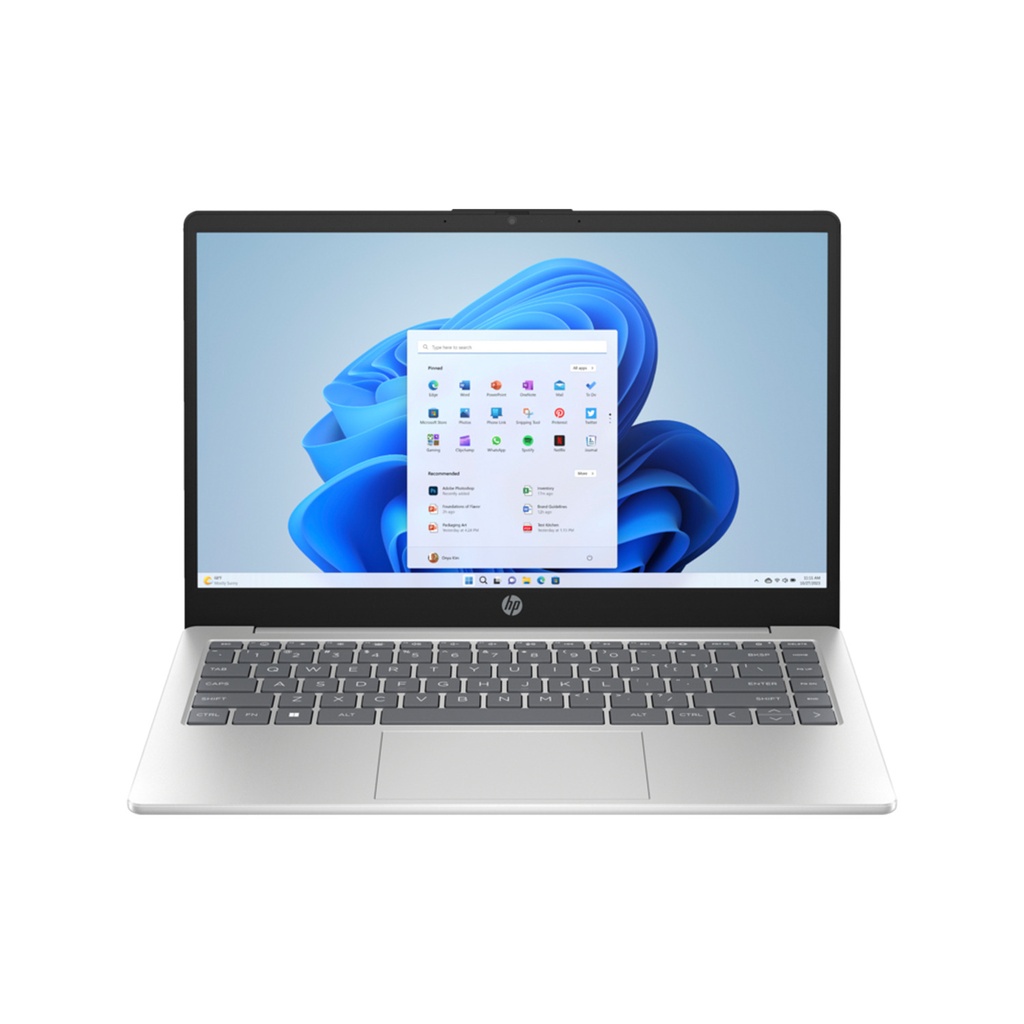 [NS039540] HP Laptop (14-EM0001NE) AMD Ryzen 3-7320U, 8GB RAM, 256GB SSD, 14'' IPS FHD Display (Win 11 Home) - Silver