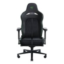 Razer Enki Pro Gaming Chair Integrated Lumbar Support Leather Foam Padding Head Cushion Height Adjustable-Green/Black