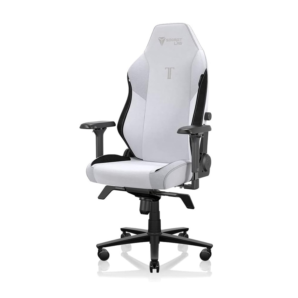 [NS033804] Secretlab TITAN Evo NEO Hybrid Leatherette Gaming Chair, X-large Size, 4D Adjustable Armrests, Magnetic Head Pillow & 4-Way Lumbar Support, Up to 180 kg Recommended Weight - Arctic White