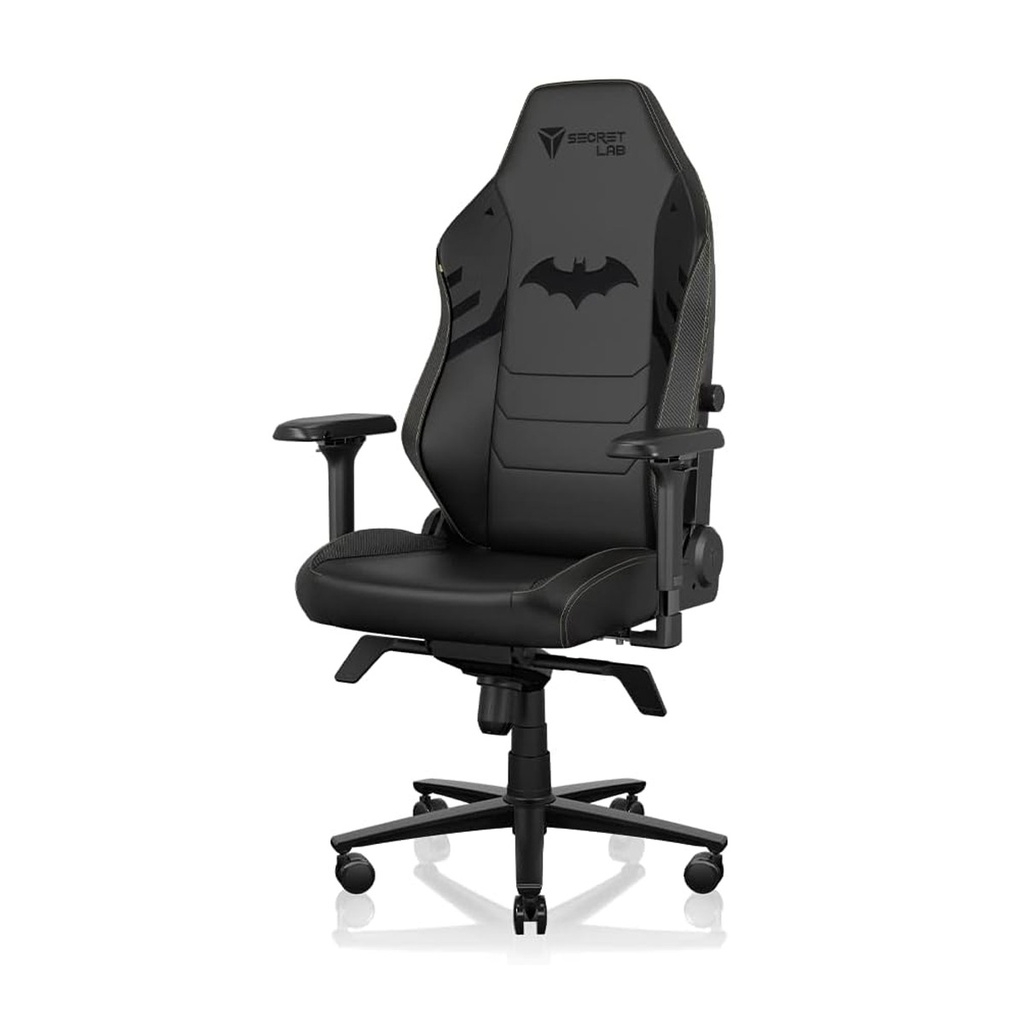 [NS033800] Secretlab Titan Evo Dark Knight Edition Gaming Chair, Regular Size, Leatherette Seat Cover, 4D Adjustable Armrests, Magnetic Head Pillow & 4-Way Lumbar Support - Black