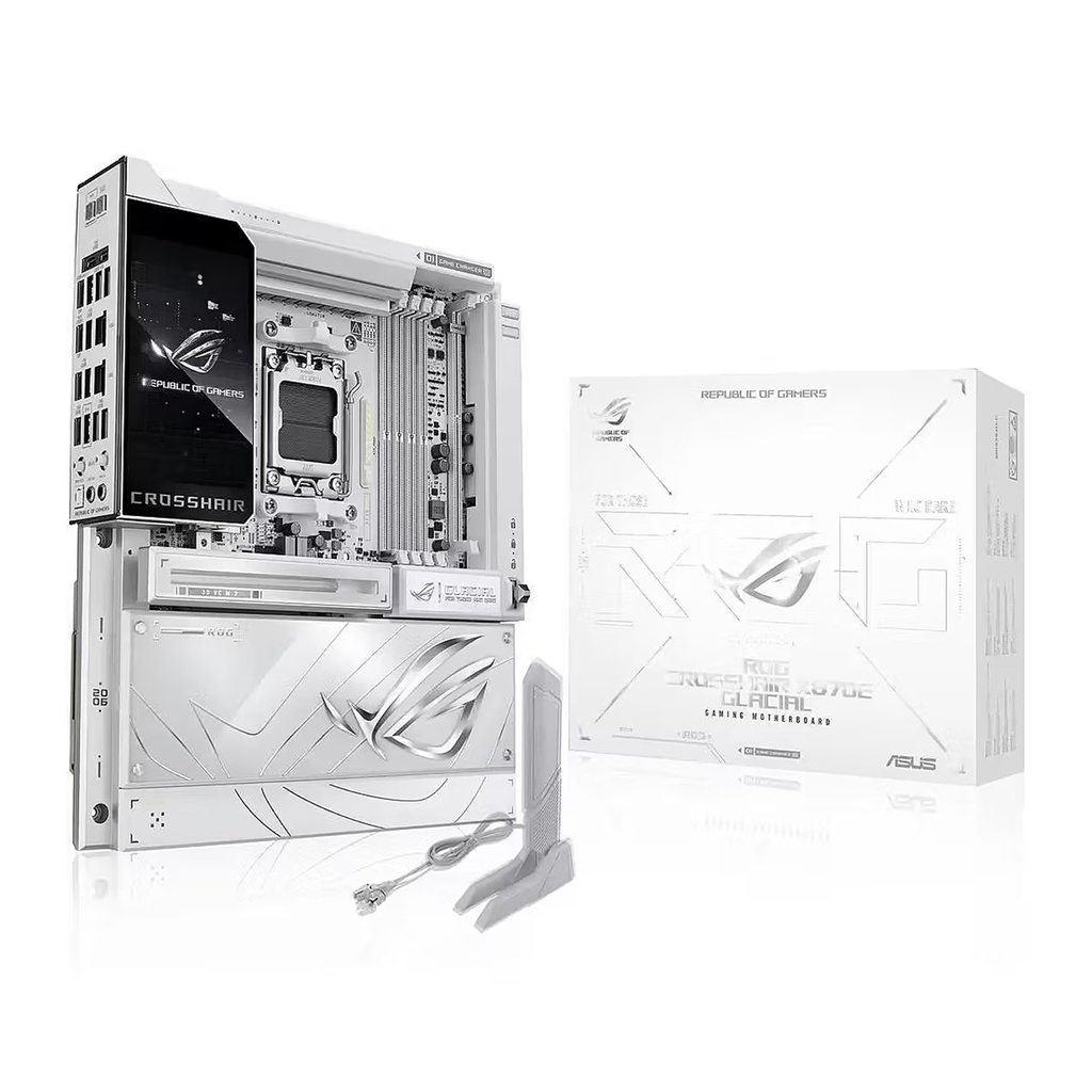 [NS039650] Asus AMD Rog Strix CrossHair X870E Glacial Wifi7 Gaming Motherboard
