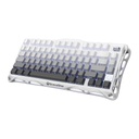 GravaStar Mercury K1 75% Wireless Mechanical Gaming KeyboardFor Windows XP & Above/Mac - Gradient White