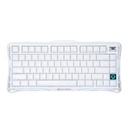 GravaStar Mercury K1 75% Wireless Mechannical Gaming Keyboard For Windows XP & Above/Mac - Opaline White