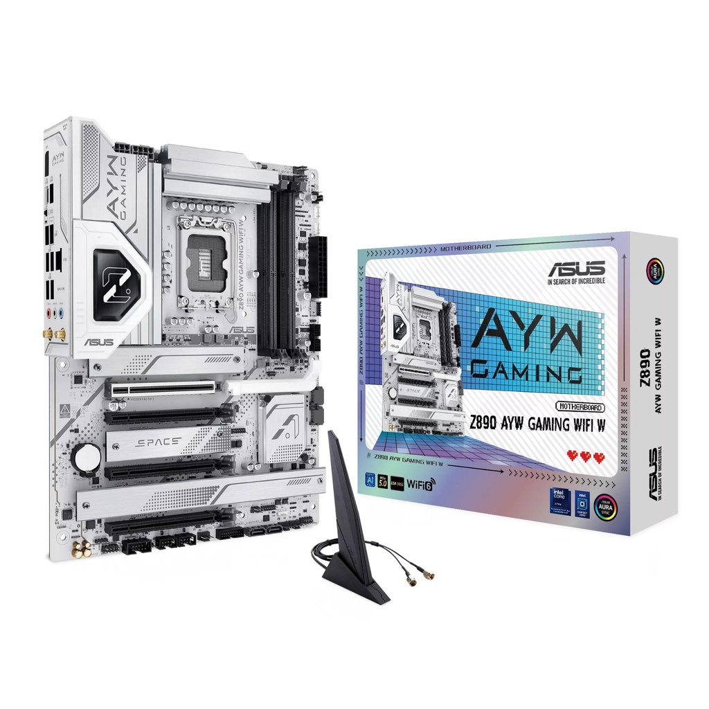 [NS039814] ASUS Z890 AYW Gaming W Wifi6 DDR5 Motherboard