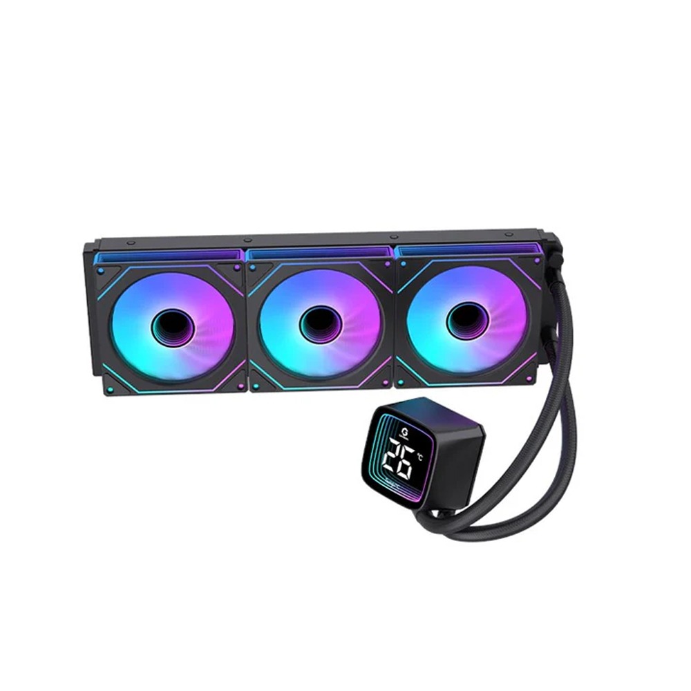 [NS039707] GAMEON KRAKEN X Pro Series N360 LCD Display 360mm Liquid CPU Cooler with ARGB Pump - Black