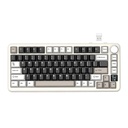 Attach Shark X85 Pro Wired+2.4G & BT Tri-Mode Swtich Mechanical Keyboard TFT Screen With Blueberry Switch - Cheese White