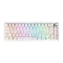 Attack Shark X65 Pro HE Magnetic Switch Keyboard Wired 8k Return Rate/Wireless 1K Return Rate - White Contour Lines