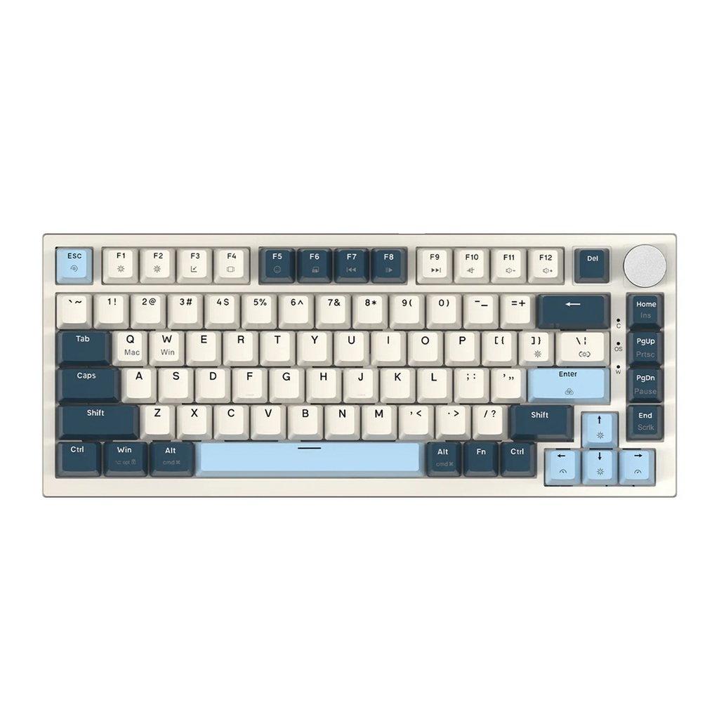 [NS039786] Attack Shark K85 RGB Magnetic Switch Mechanical Keyboard PBT KeyCap, All Keys Without Punch BlueBerry Magnetic Switch
