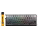 ATTACK SHARK X68PRO HE Wireless Rapid Trigger Keyboard Magnetic Switch 8000hz Polling Rate, 66Keys Layout, RGB Light Effect - Moon night