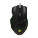 JEDEL GM800 Wired RGB Gaming Mouse with 8 Customised Buttons, Adjustable DPI Up To 7200, RGB Lighting, Ergonomic Grip, Braided Cable, Plug-And-Play USB Connection, High-Precision Optical Tracking
