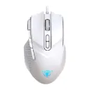 JEDEL GM800 Wired RGB Gaming Mouse with 8 Customised Buttons, Adjustable DPI Up To 7200, RGB Lighting, Ergonomic Grip, Braided Cable, Plug-And-Play USB Connection, High-Precision Optical Tracking