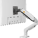 NB Nortbayou D5 Single Monitor 17″ – 32″ Arm Desk Mount Table Stand Full Motion Flat, 2-9 KG (White)