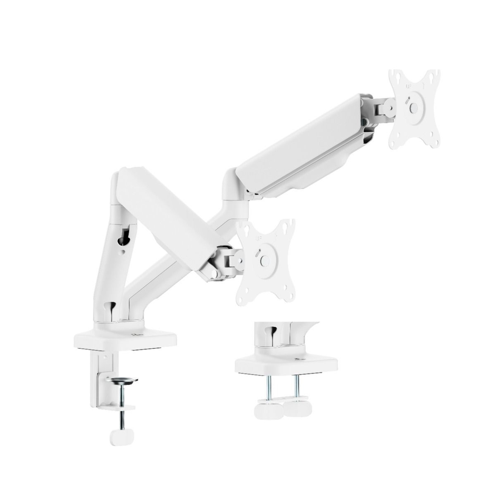 [GT-PVTC-WH-002] Gamertek Pivot Core Dual Monitor Arm Fit Screen Size 17" - 32" - White