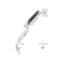 Sades Cobra Single Monitor Mount Arm (Max size 40"/12KG Per ARM) - White