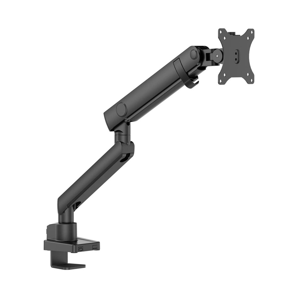 [TM-84-C06] Twisted Minds single Screen Slim Heavy-single Mechanical Spring Monitor Arm (Fit Screen Size 17" - 35" Flat & Curved Monitors)-Black