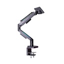 ThermalTake RGB Single Monitor Arm Gas Spring, Cable Management Screen Size (17" To 49")