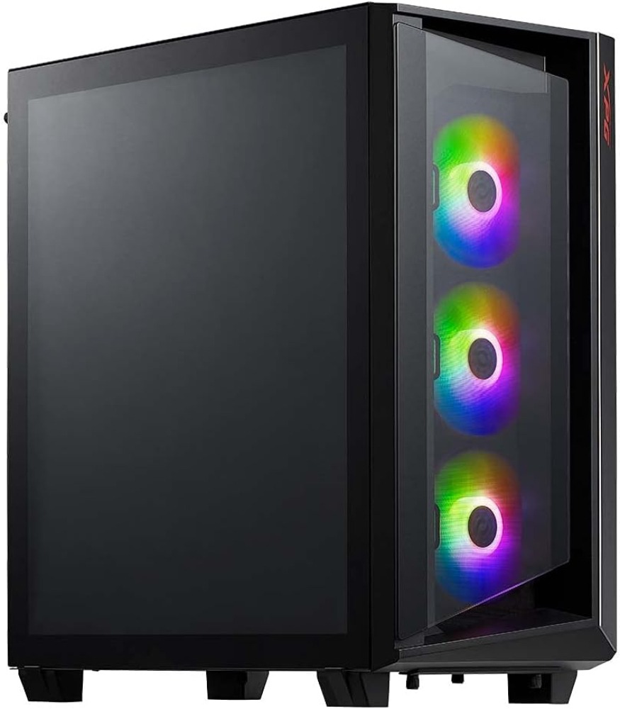 [cruiserst-bkcww] XPG Cruiser Super Mid-Tower Chassis (with 3 ARGB Fans) PC Case - Black