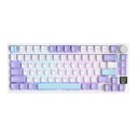 Attack Shark X820 Ultra RGB Tri-Mode Mechanical Keyboard - Star Light White + Gift Switch