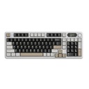 ATTACK SHARK X98PRO Tri-Mode 2.4G Wireless/Bluetooth 99% Wireless Mechanical Gaming Keyboard with 1.5" LED Matrix Screen - Cheese White