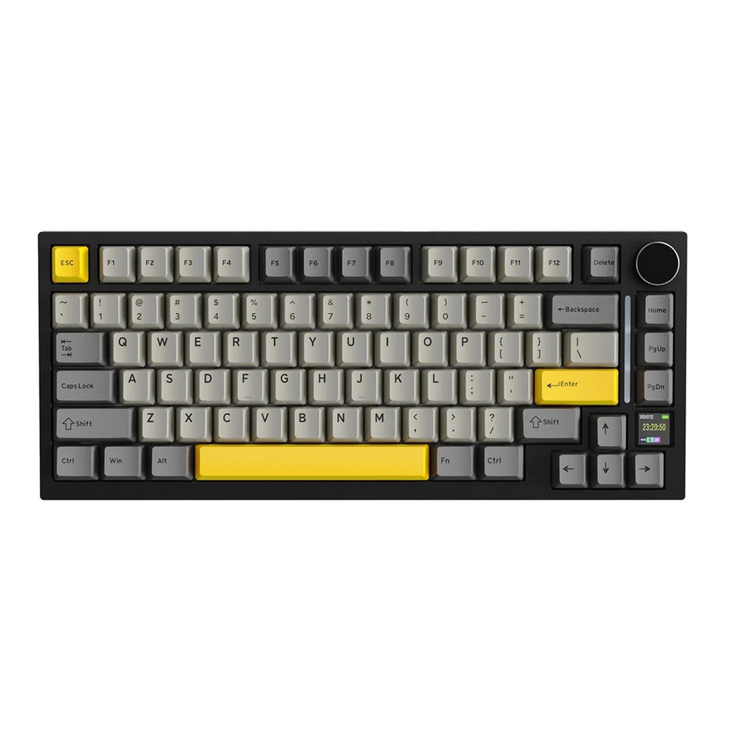 [X820ULTRA-SBSS] ATTACK SHARK X820Ultra 80 Keys RGB Tri-Mode Mechanical Keyboard PBT KeyCap, Hot Swappable Design, Starry Black Shark Switch
