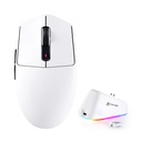 ATTACK SHARK G3PRO Tri-mode Wireless Gaming Mouse with Charge Dock 25000 DPI Ultra Lightweight - White