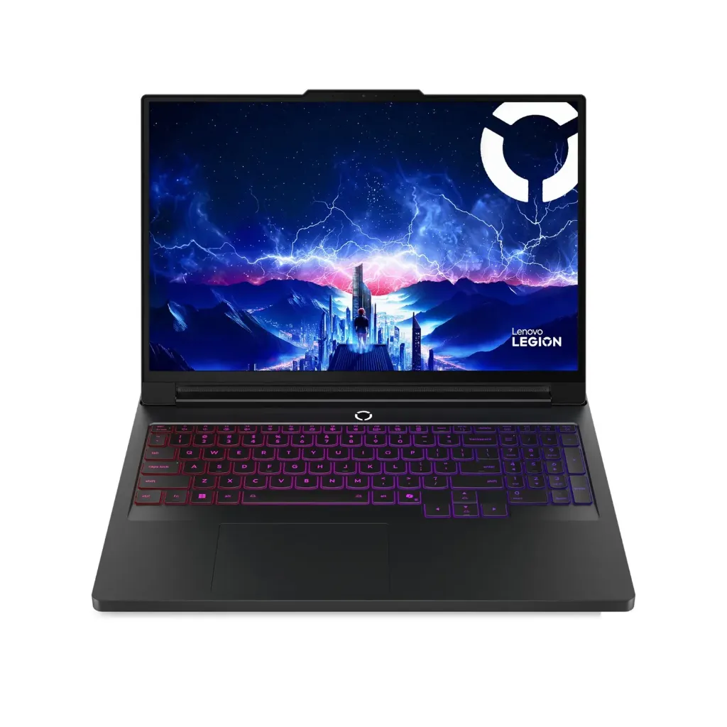 Lenovo Legion Pro 7 16IAX10H Gaming Laptop, Ultra 9-275HX Processor, 64GB D5 RAM, 1TB+1TB NVMe SSD, RTX 5080 16GB VGA, 16" OLED 240Hz Display, RGB Keyboard, Windows 11 Pro (License), Eclipse Black