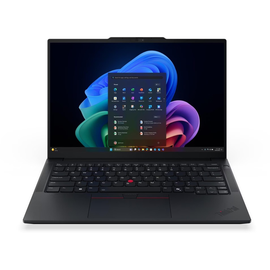 [21U20032GR] Lenovo ThinkPad E14 Gen 7 Laptop, Intel Core Ultra 7-258V Processor, 32GB RAM, 512GB SSD NVMe, Integrated Intel Arc Graphics 140V, 14" WUXGA IPS 60Hz Display, Backlit Keyboard, Windows 11 Pro (License) - Black