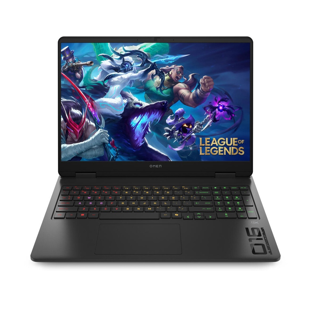 [BZ0F9UA] HP Omen 16-AM0017DX Gaming Laptop, Intel Core i7-14650HX Processor, 32GB Ram DDR5, 1TB SSD NVMe, RTX 5060 8GB Graphics, 16"2K 165Hz Display, 4-Zone RGB Backlit Keyboard, Windows 11 Home, Shadow Black | BZ0F9UA#ABA