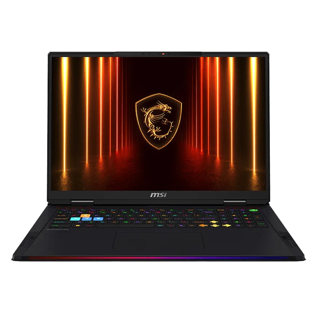 [9S7-182432-452] MSI RAIDER 18 HX AI A2XWJG Gaming Laptop, Intel Core Ultra 9 285HX Processor, 64GB Ram DDR5, 2TB SSD NVMe, RTX 5090 24GB Graphics, 18" QHD IPS 240Hz Display, Per-Key RGB Keyboard, Windows 11 Home, Core Black | 9S7-182432-452