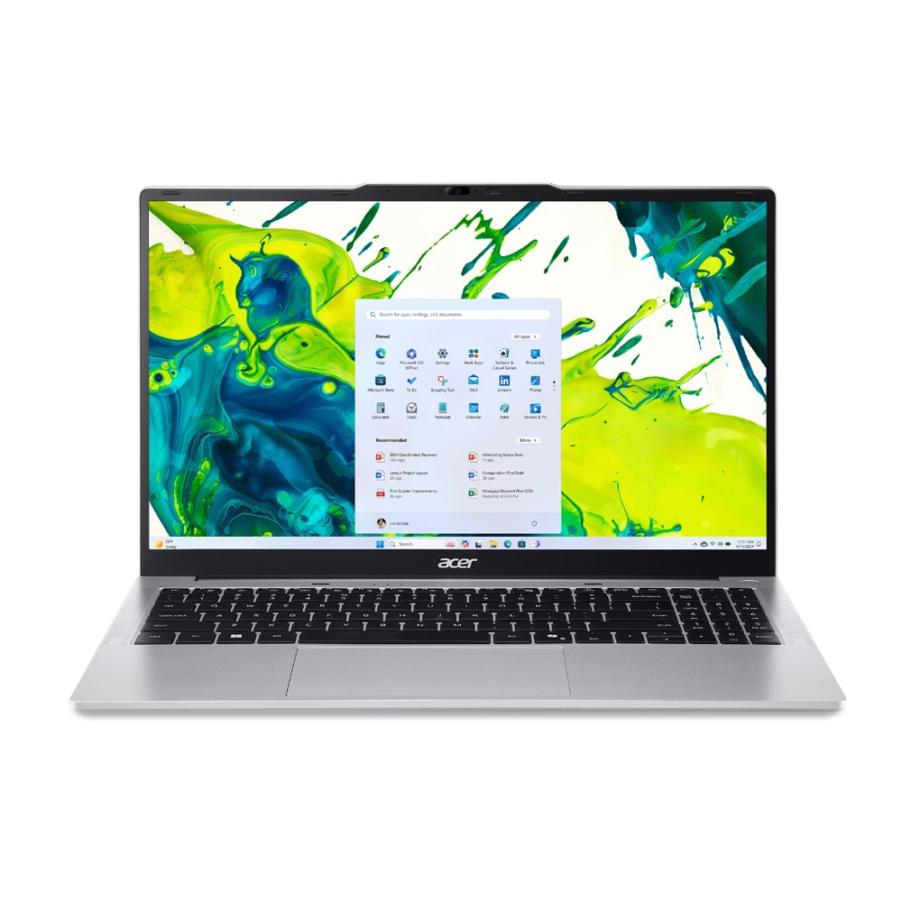 Acer Aspire Lite Laptop, Intel Core i7-13620H Processor, 16GB RAM, 512GB SSD, Intel UHD Graphics, 15.6" FHD IPS Display, Windows 11 Pro (License), Light Silver | NX.D5HEM.004