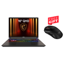 MSI Vector 16 HX AI A2XWHG Intel Core Ultra 9 275HX 32GB RAM 1TB SSD NVIDIA GeForce RTX 5090 24GB 16" QHD IPS 240Hz OS, -Cosmos Gray + Free Gift HyperX Haste 2 Mini Wireless Mouse