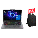 Lenovo LOQ 17IRX10, Intel Core i7-14700HX Processor, 16GB RAM DDR5, 512GB SSD NVMe, RTX 5060 8GB Graphics, RGB Backlit Keyboard, 17.3’’ FHD IPS 165Hz Display, Windows 11 Pro (License), Luna Grey + Free Gift Lenovo Laptop Bag