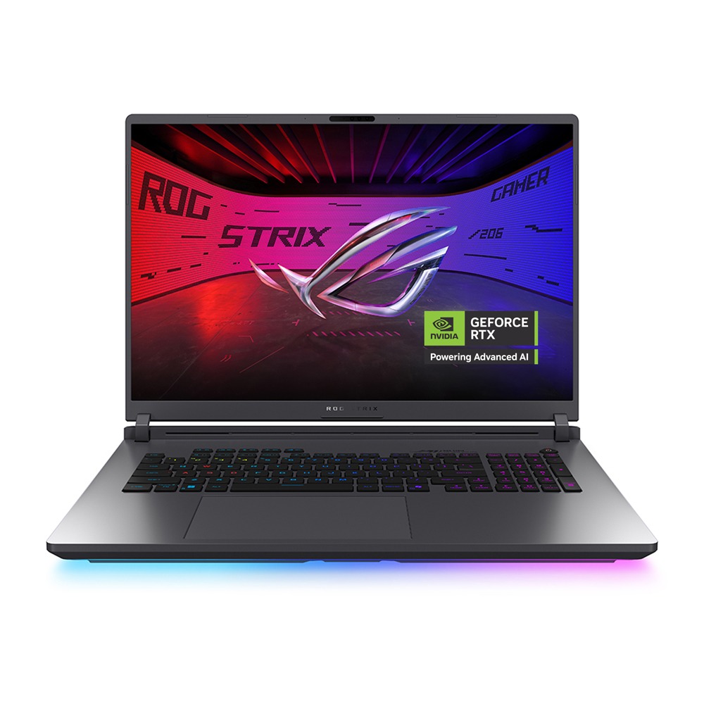 [90NR0LM1-M00220] Asus ROG STRIX G18 G815JPR Gaming Laptop, Intel Core i9 14900HX Processor, 32GB DDR5 RAM, 1TB SSD NVMe, RTX 5070 8GB Graphics, 18" WQXGA 240Hz Display, RGB Backlit Keyboard (English/Arabic), Windows 11 Home, Eclipse Gray | 90NR0LM1-M00220