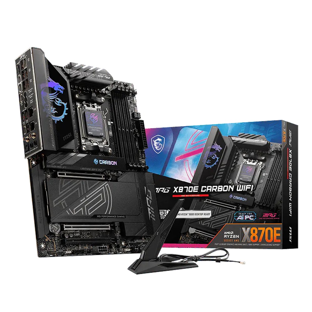 MSI AMD MPG X870E Carbon WIFI DDR5 Gaming Motherboard