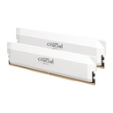 Crucial Pro 32GB (2x16GB) DDR5 6400MT/s CL38 Memory Kit - White