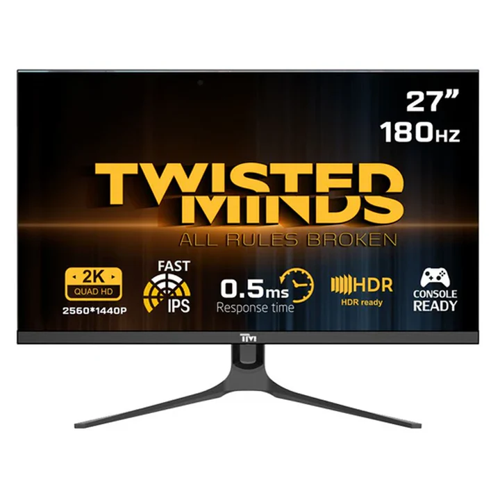 [TM21N] Twisted Minds Blaze Series Flat 27" QHD - 180HZ 0.5MS Fast IPS HDMI 2.1 Gaming Monitor