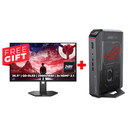Asus ROG NUC 2025 Gaming Mini PC, Ultra 9275HX, 32GB RAM D5, 2TB SSD NVMe, RTX 5080 16GB VGA, Wi-Fi 7+ Bluetooth 5.4, Thunderbolt 4 & HDMI 2.1 Ports, Windows 11 Home) + Lenovo Legion 27Q-10 OLED Gaming Monitor, 240Hz Refresh Rate, 0.03ms, HDMI 2.1 Ports