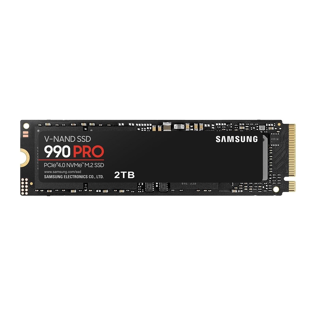 [MZ-V9P2T0B/AM] Samsung 990 PRO PCIe 4.0 NVMe M.2 2TB SSD Read Speeds Upto 7450 MB/s