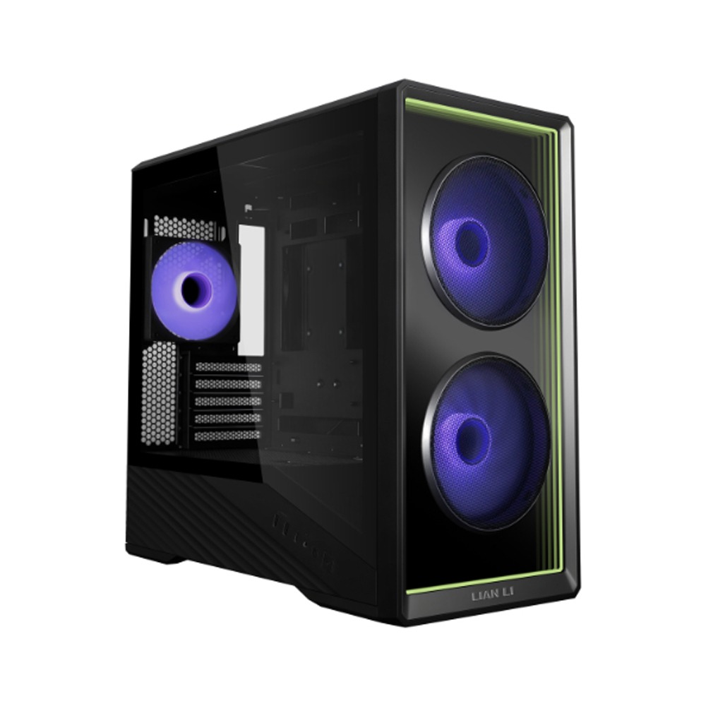 LIAN LI Vector V150 INF Infinity Micro ATX Gaming Case - Black (3 ARGB Fans Included)