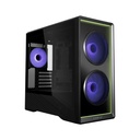 LIAN LI Vector V150 INF Infinity Micro ATX Gaming Case - Black (3 ARGB Fans Included)