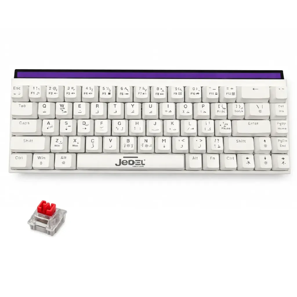 JEDEL KL-71 Wired Mechanical Gaming RGB Keyboard – 68 Keys
