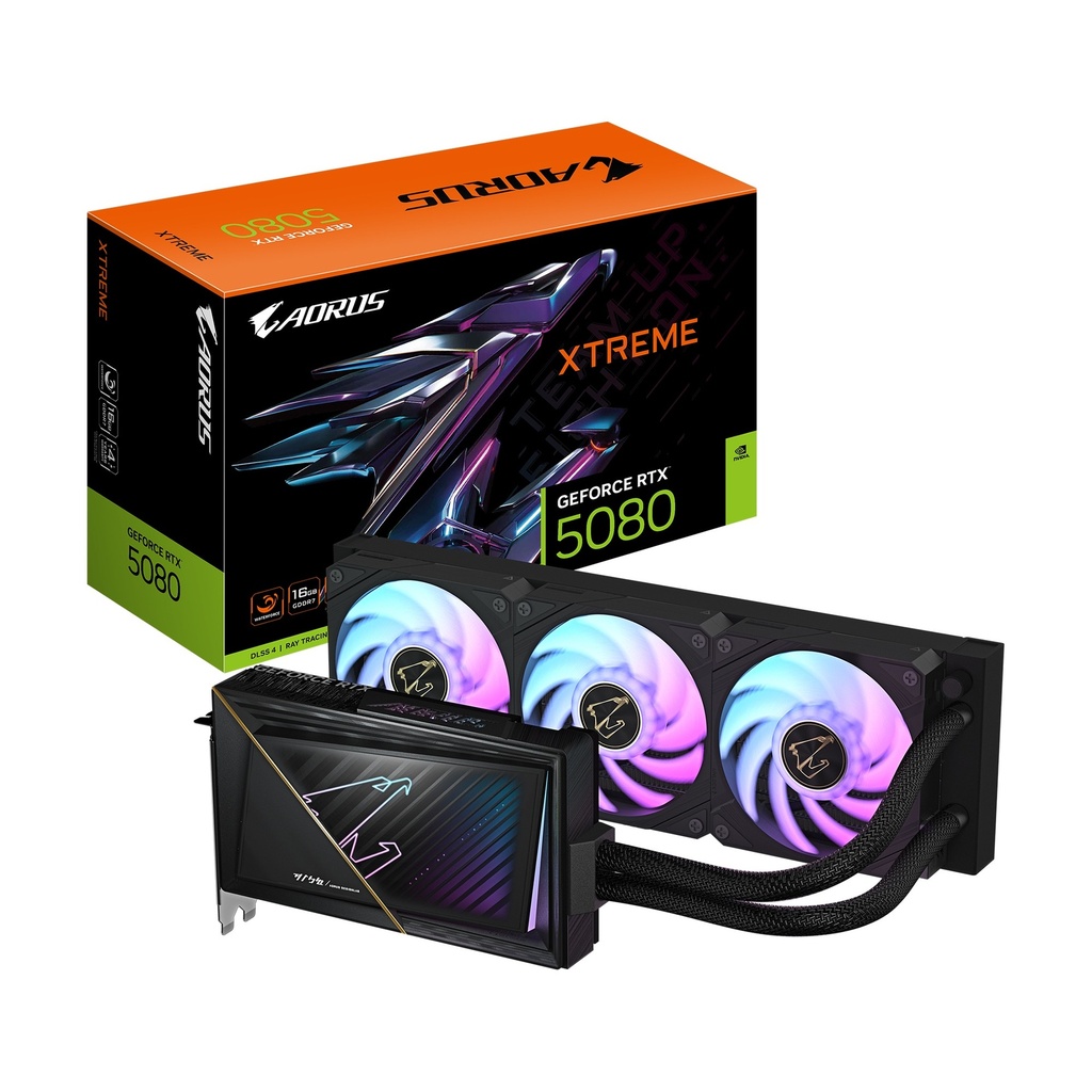 Gigabyte Aorus GeForce RTX 5080 Xtreme WaterForce 16GB GDDR7 Graphics Card